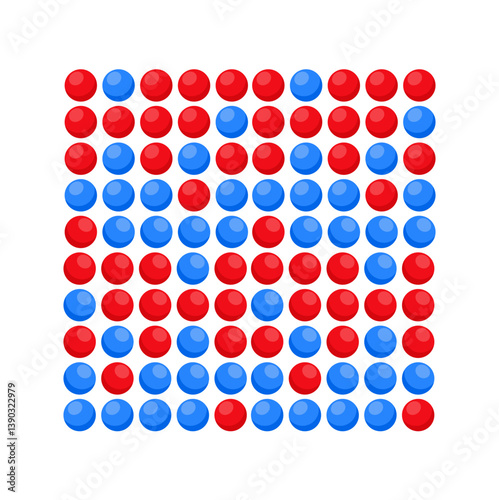 Heterogeneous mixture and Homogeneous mixture. Chemistry experiment. Scientific design. Vector illustration