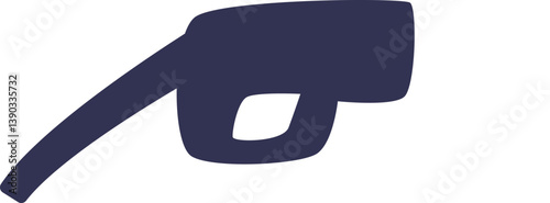 Fuel pump nozzle vector illustration