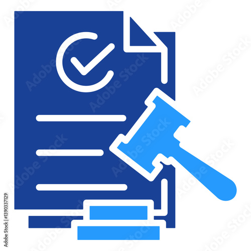 Legislation Icon Single Vector Collection 