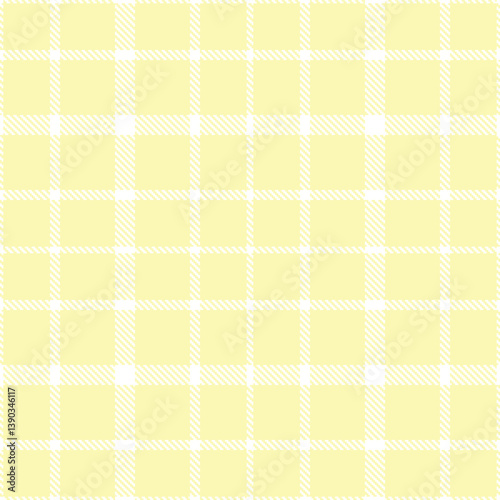 Contemporary Smoky white & Fire light beige Seamless Tartan Fabric Design