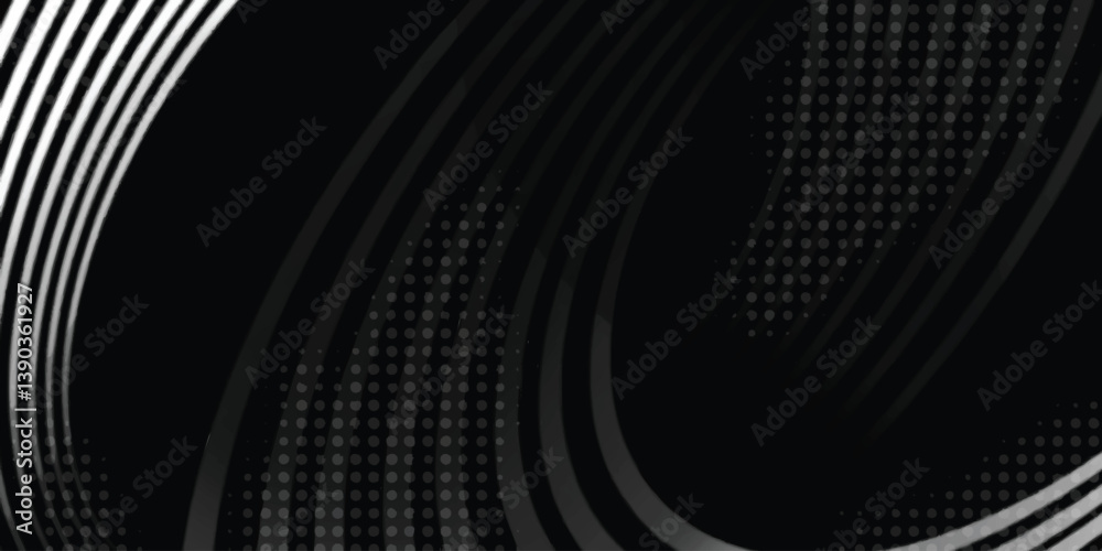 abstract lines curve on black background with technology background abstract lines curve on black background with technology background