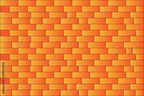 Colorful Brick Wall Pattern Background