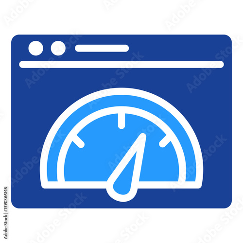 Speed Test Icon Single Vector Collection 