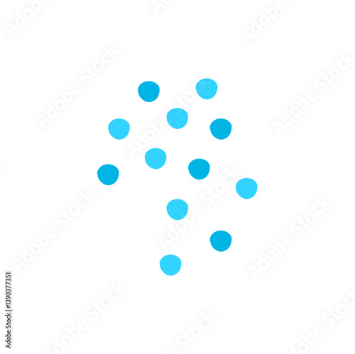 Cytokines cell icon. Vector illustration.
