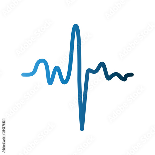 Pulse icon design template