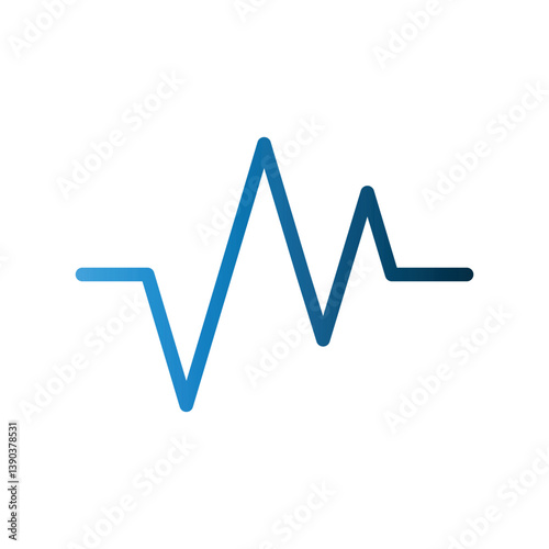 Pulse icon design template