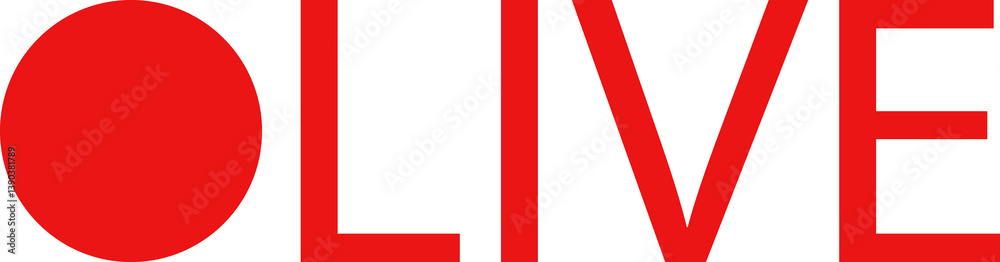 Live streaming icon. Live broadcast video broadcasting icon. Red button sign for news, shows, video, TV, movies illustration Live streaming icon. Live broadcast video broadcasting icon. Red button sign for news, shows, video, TV, movies illustration