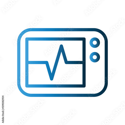 Pulse icon design template