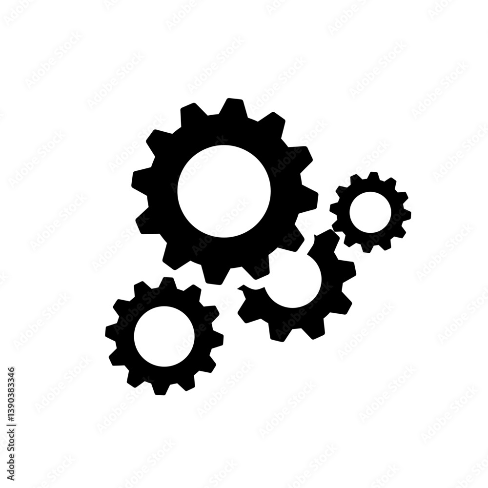 Mechanical Harmony: A cluster of interlocking gears, a testament to the precision and efficiency of technology and engineering, rendered in stark black and white. Mechanical Harmony: A cluster of interlocking gears, a testament to the precision and efficiency of technology and engineering, rendered in stark black and white.