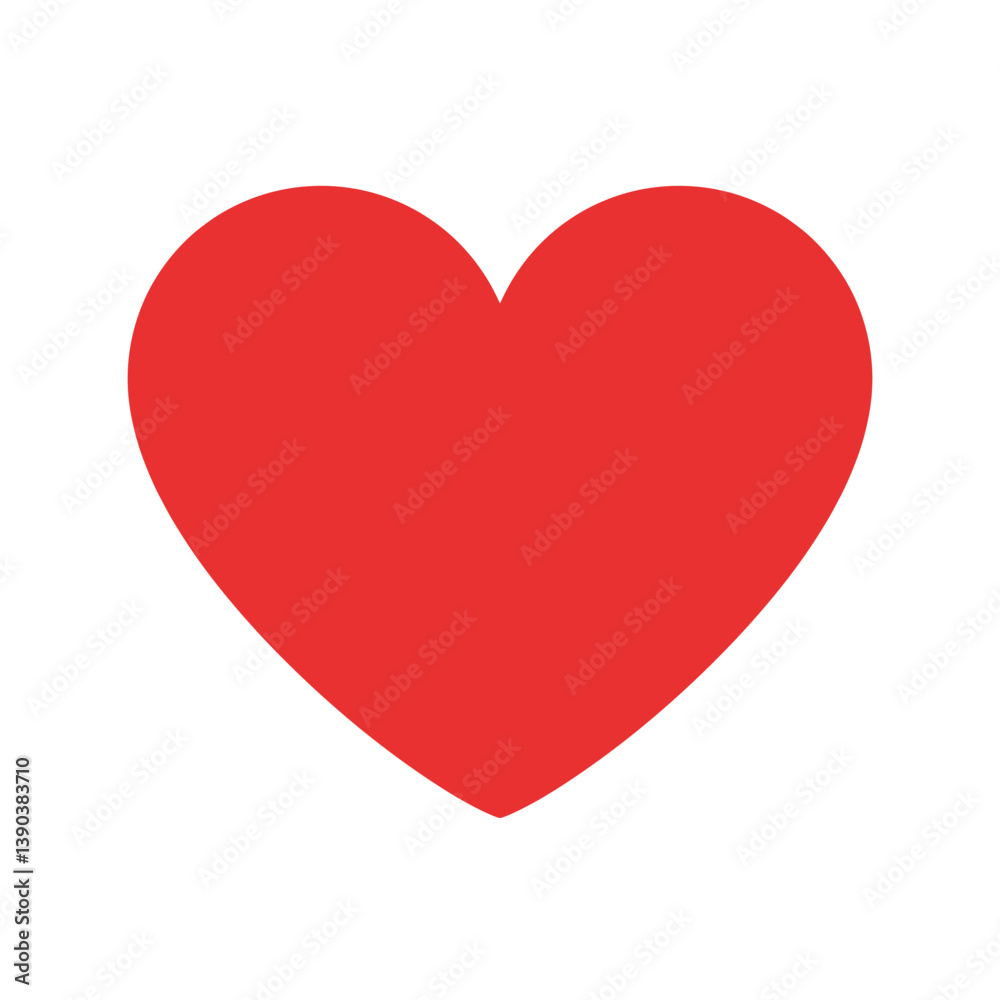 Iconic Heart: a simple, yet powerfully symbolic representation of love, care, and compassion, rendered in vibrant red, evoking feelings of warmth and affection. Iconic Heart: a simple, yet powerfully symbolic representation of love, care, and compassion, rendered in vibrant red, evoking feelings of warmth and affection.