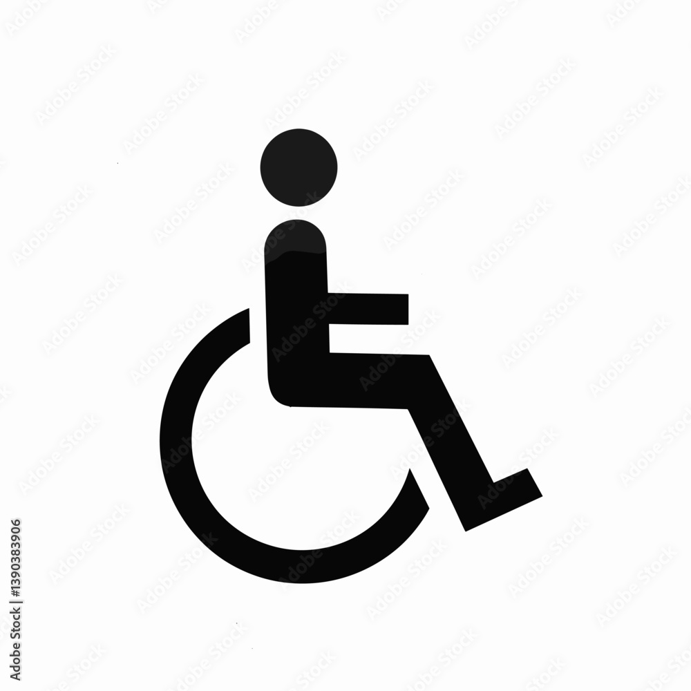 Accessibility Icon: An illustration featuring the internationally recognized wheelchair symbol, representing accessibility and inclusivity. Accessibility Icon: An illustration featuring the internationally recognized wheelchair symbol, representing accessibility and inclusivity.