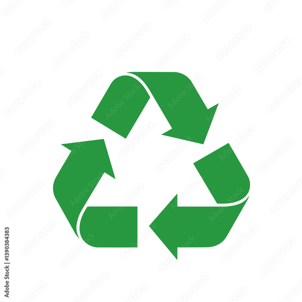 Eco-Friendly Emblem: A bright green recycling symbol, a timeless emblem of sustainability, advocating a cleaner future. Eco-Friendly Emblem: A bright green recycling symbol, a timeless emblem of sustainability, advocating a cleaner future.