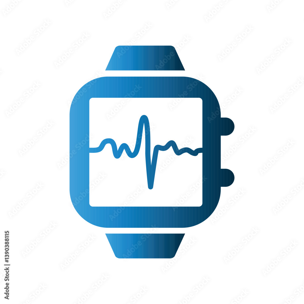 Pulse icon design template Pulse icon design template