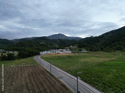 Plantações e Montanhas em Santo Amaro da imperatriz photo