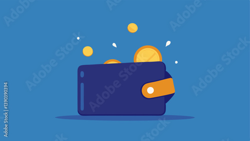 Empty Wallet An of an empty wallet with a few coins tered around symbolizing financial scarcity and the stress of prolonged unemployment.