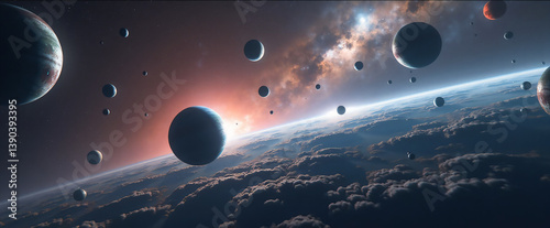 planet in space