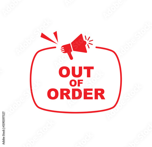 out of order