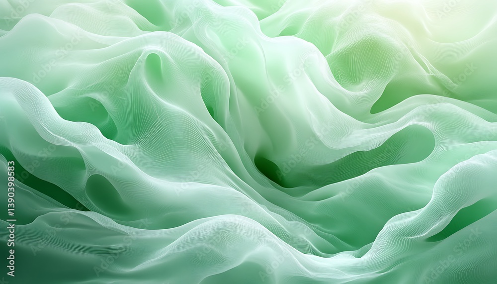 Obraz premium Abstract Green Fabric Texture