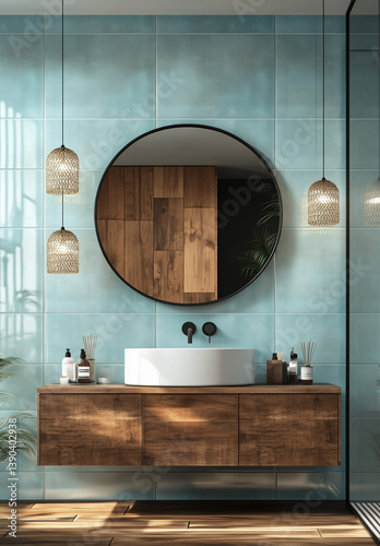 modern bathroom interior