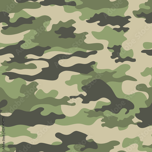 
military camouflage green background, seamless forest pattern