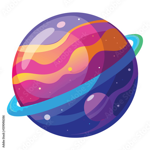 colorful-planet-galaxy-on-white-background