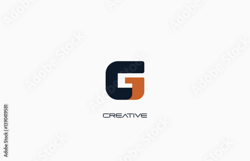 abstract initial logo G latter, for company, business, brand, creative logo g, vector