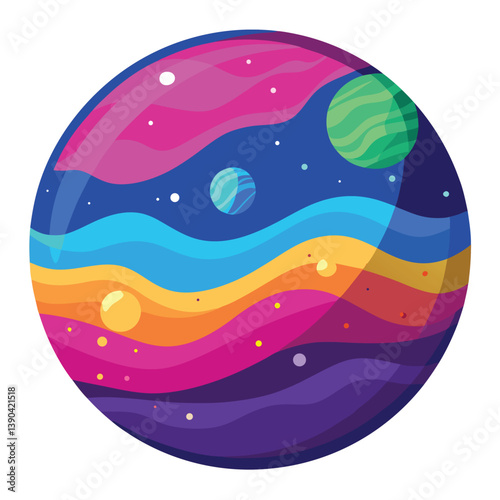 colorful-planet-galaxy-on-white-background