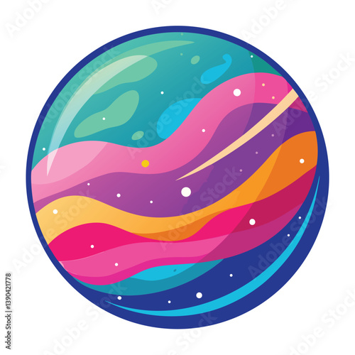 colorful-planet-galaxy-on-white-background