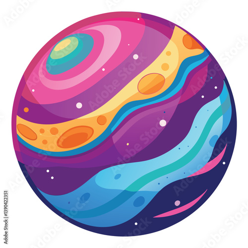 colorful-planet-galaxy-on-white-background