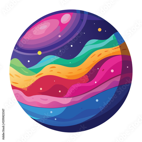 colorful-planet-galaxy-on-white-background