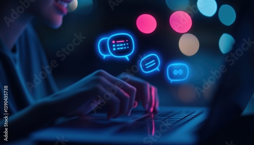 Ai Chatbot: Your Trusted Assistant For Customer Service Support. Utilize Ai Technology For Automatic Answers And Contact Us For Artificial Intelligence Support Center. photo