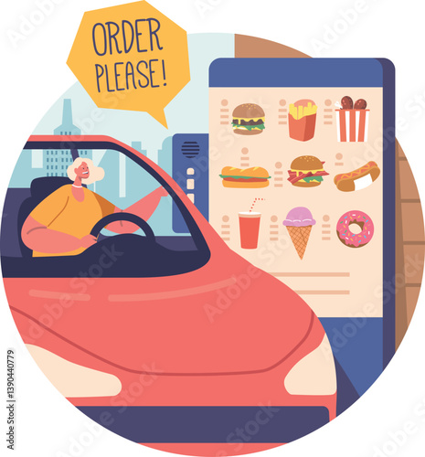 Driver using auto cafe service