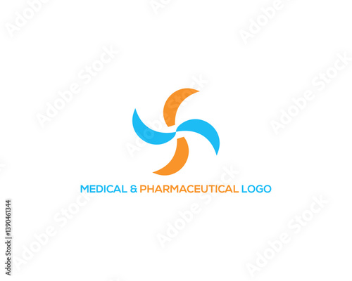 Doctor professional special colorful medical sign Cross Drugstore Medical Pharmacy Logo.