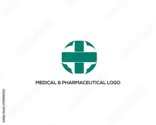 Doctor professional special colorful medical sign Cross Drugstore Medical Pharmacy Logo.