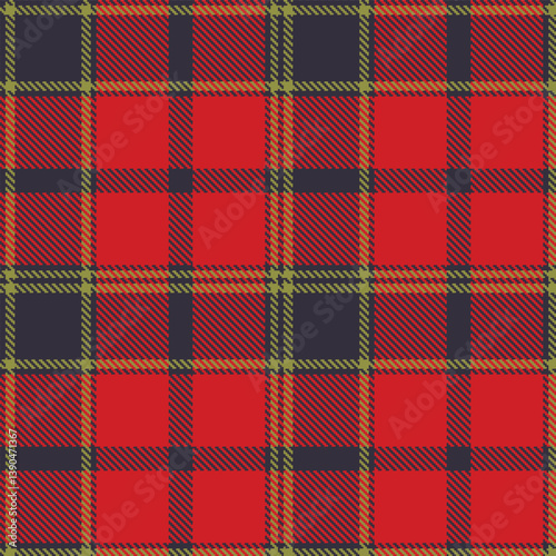 Plaid pattern seamless. Classic dark & Pastel drab Tartan Fabric Design. 