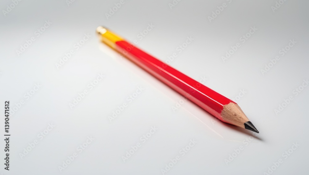 Short pencil that is sharpened on either end. Short pencil that is sharpened on either end.