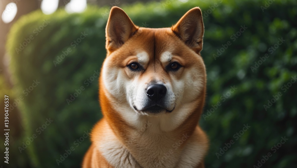Fototapeta premium Shiba Inu - a dignified and faithful dog breed