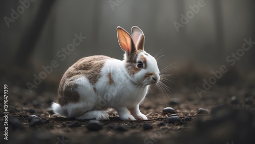 The domestic rabbit is a domesticated variant of the European rabbit, which belongs to the lagomorph order. A male rabbit is referred to as a buck, a female as a doe, and a young rabbit as a kit.