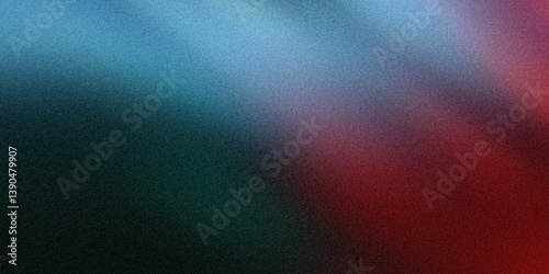 Abstract gradient background with blended hues of blue green and red color transitions smoothly across frame