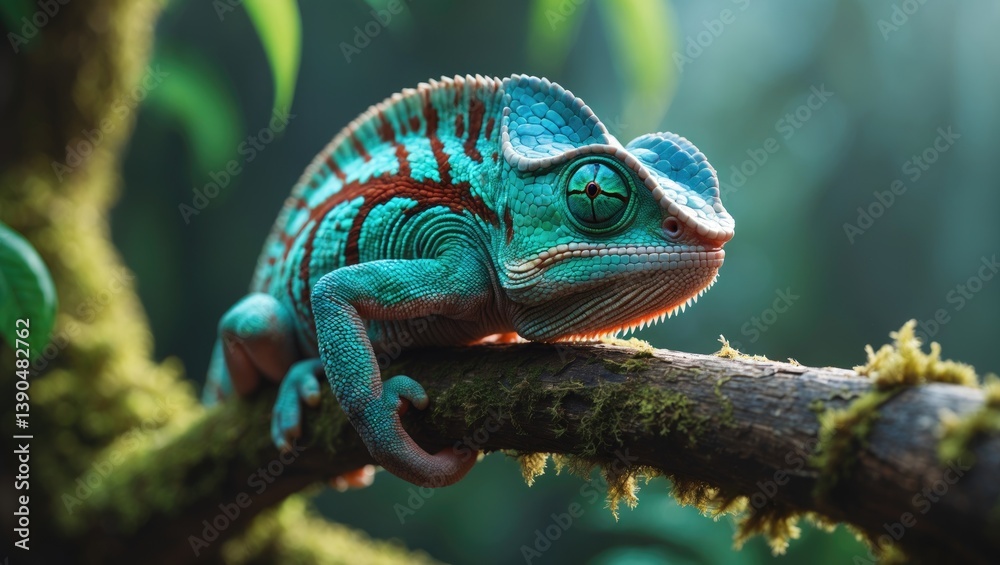 Fototapeta premium The Chameleon is a type of chameleon that originates from.