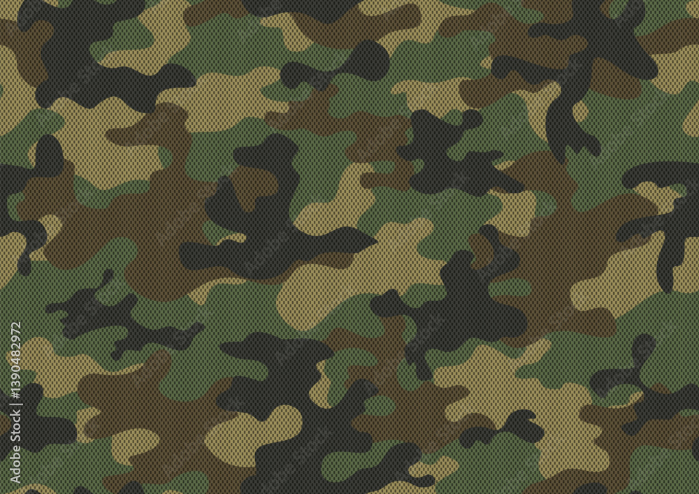 Fototapeta premium modern digital camouflage pattern, vector seamless background, military texture