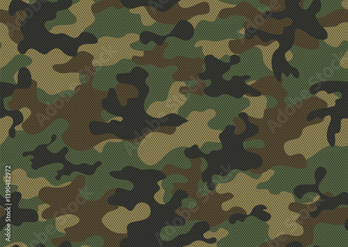 modern digital camouflage pattern, vector seamless background, military texture
