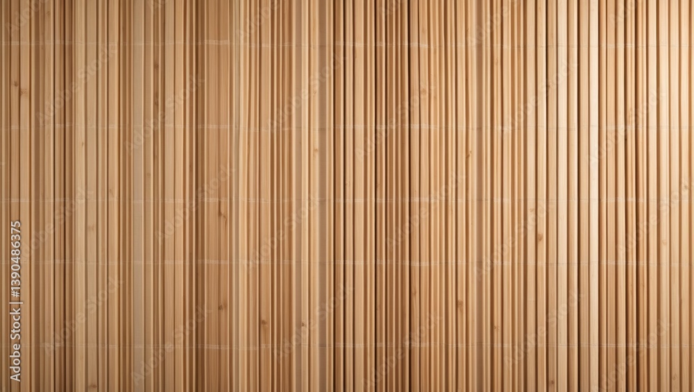 Texture of bamboo. New smooth bamboo panel featuring striped design, flat background image texture. Wood backdrop. Texture of bamboo. New smooth bamboo panel featuring striped design, flat background image texture. Wood backdrop.