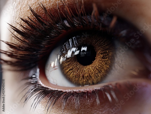 Close-up of a human eye wit...