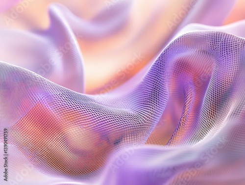 Abstract mesh fabric with s...