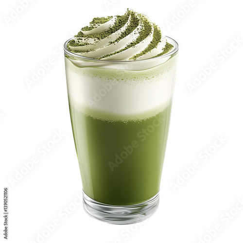 A matcha latte 