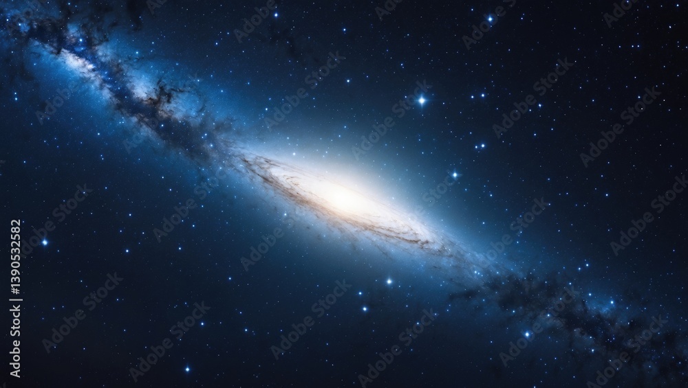 Fototapeta premium Charming night sky. Elements of this image included by