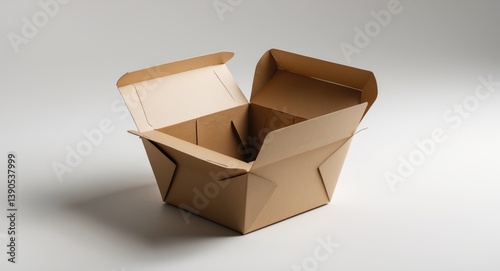 Burger box isolated on a white background
