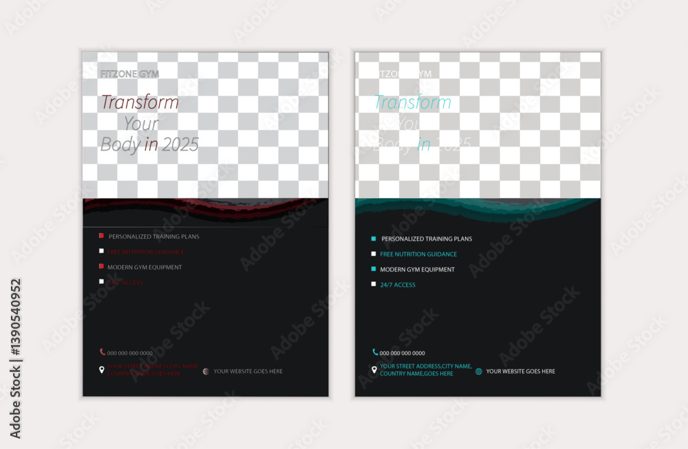 Fototapeta premium Creative Corporate & Bussiness Flyer Brochre Template Design, a4 vector editabletemplate design,trendy geometric shape template print design.