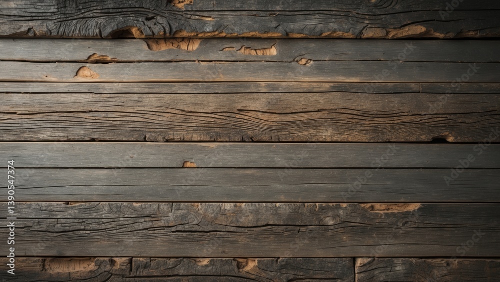 Fototapeta premium Aged and worn antique grey board crafted from rough sawn planks featuring a vintage weathered textured grain grunge backdrop